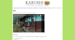 Desktop Screenshot of karimufoundation.org